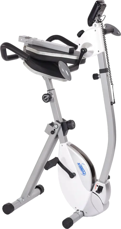 Stamina Exercise Bike with Upper Body Exerciser White RC Willey