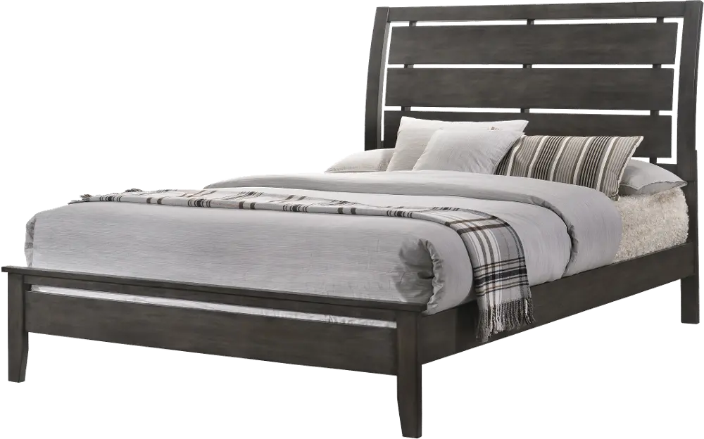 Grant Gray Twin Bed-1