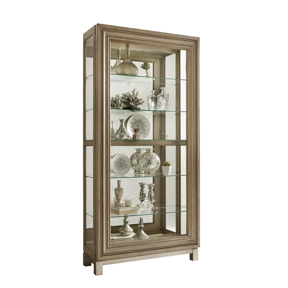 Brown China Cabinet-1