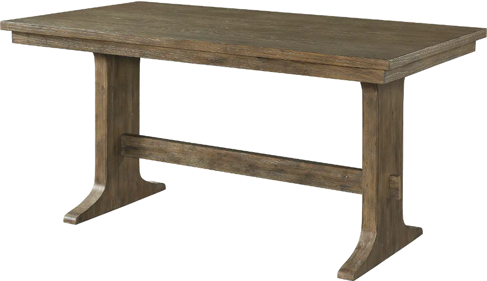 Oak Counter Height Trestle Dining Room Table - Charleston-1