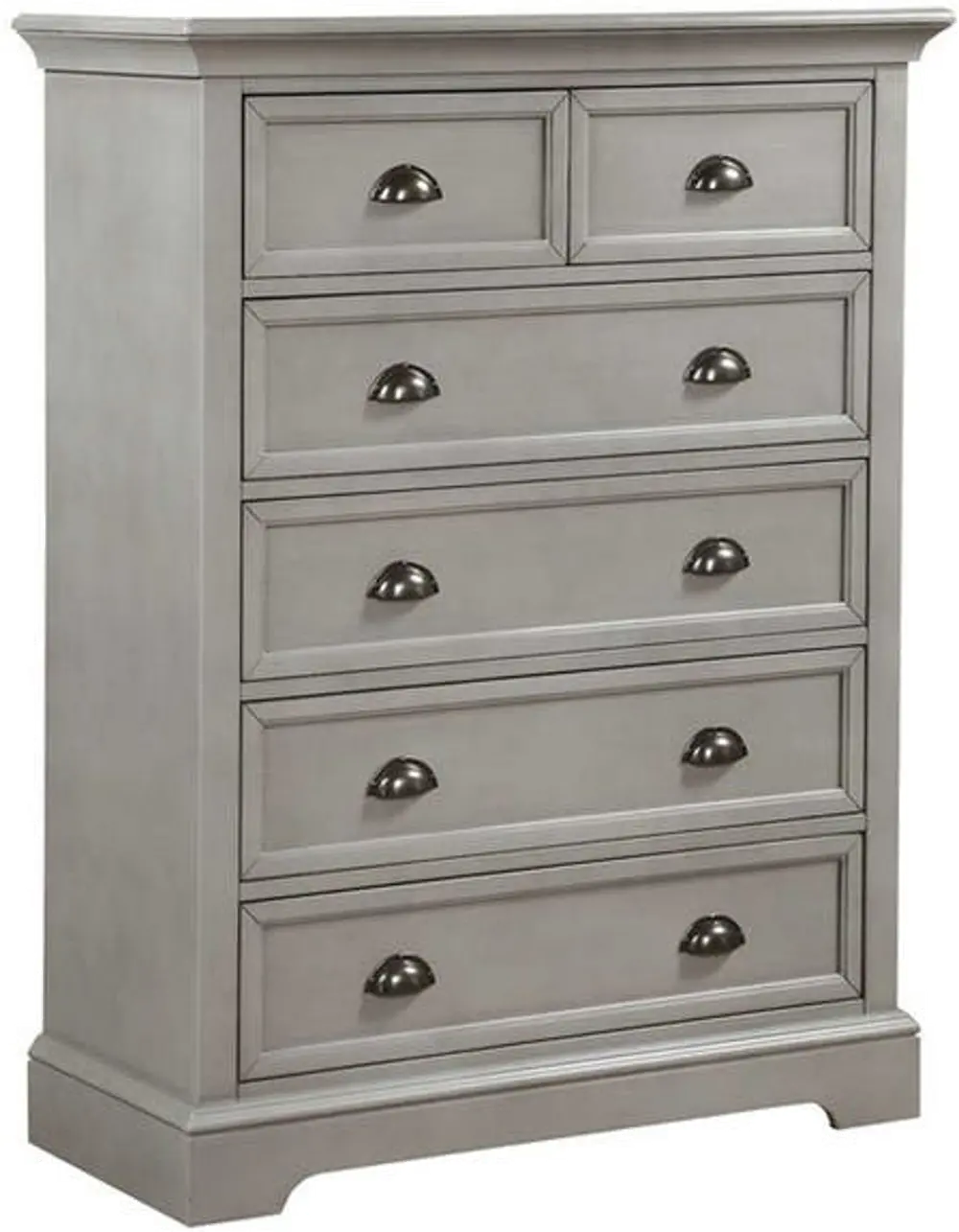 Casual Classic Gray Chest of Drawers - Tamarack-1