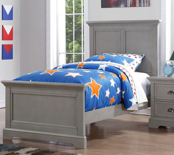 A New Twin Bed From Rc Willey Clearance Casual Classic Gray Twin Bed Tamarack