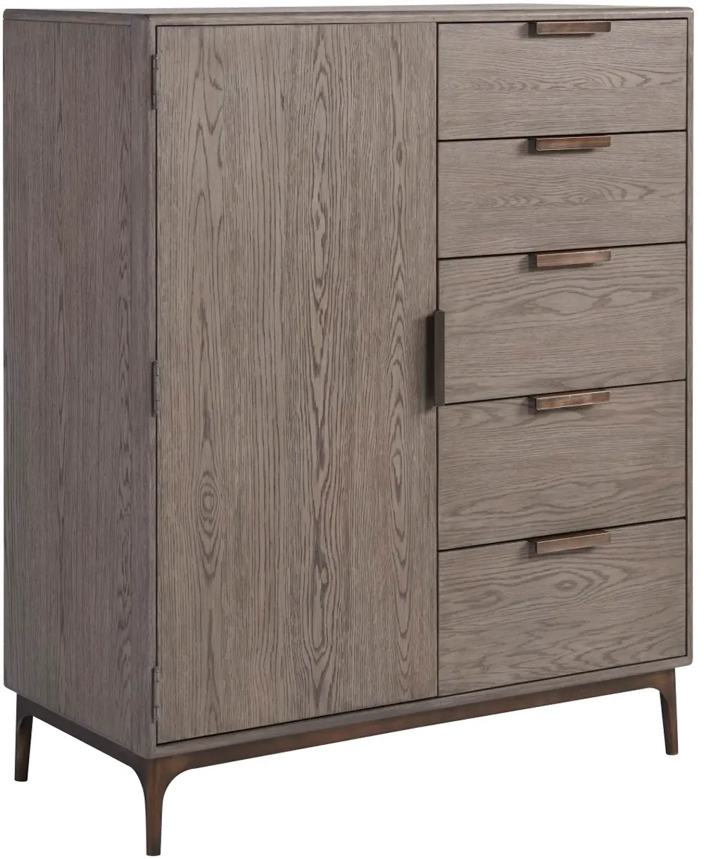 Casual Modern Gray Chest of Drawers - Spaces-1