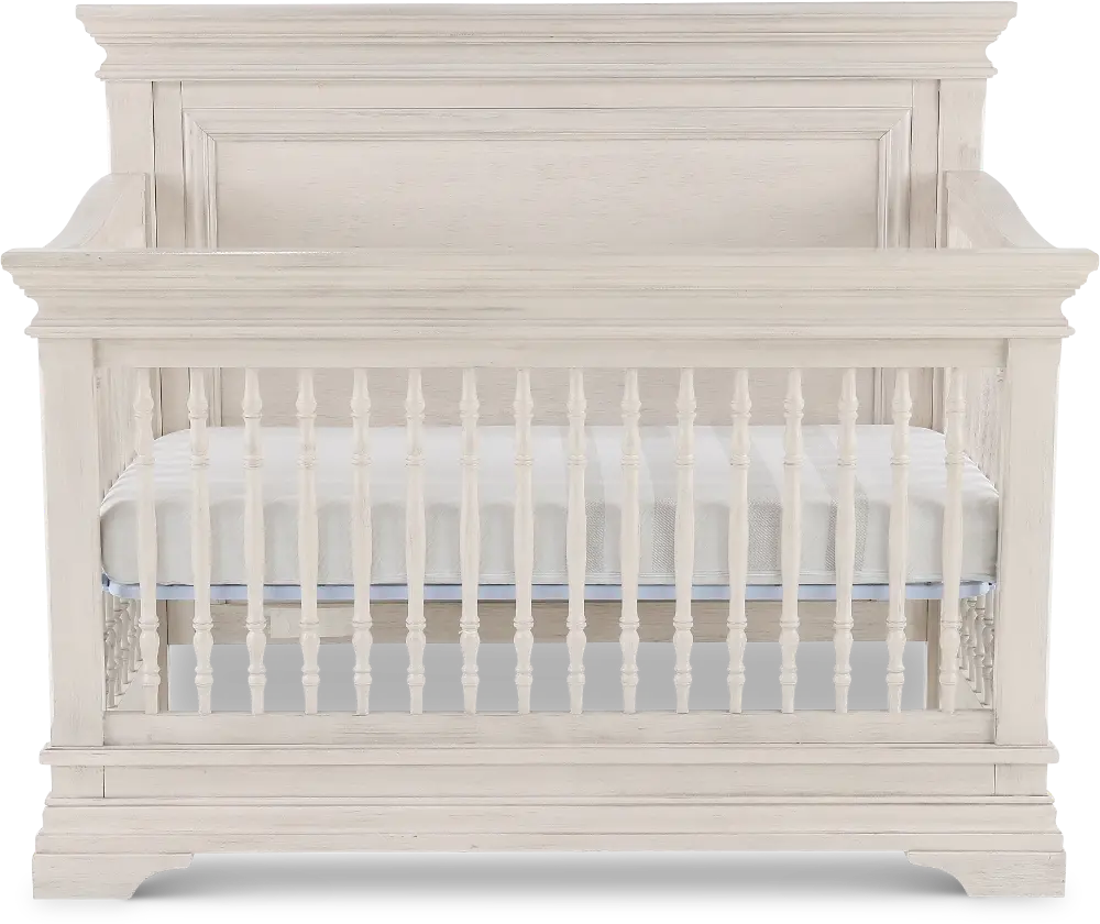 Olivia White 4-in-1 Convertible Crib-1