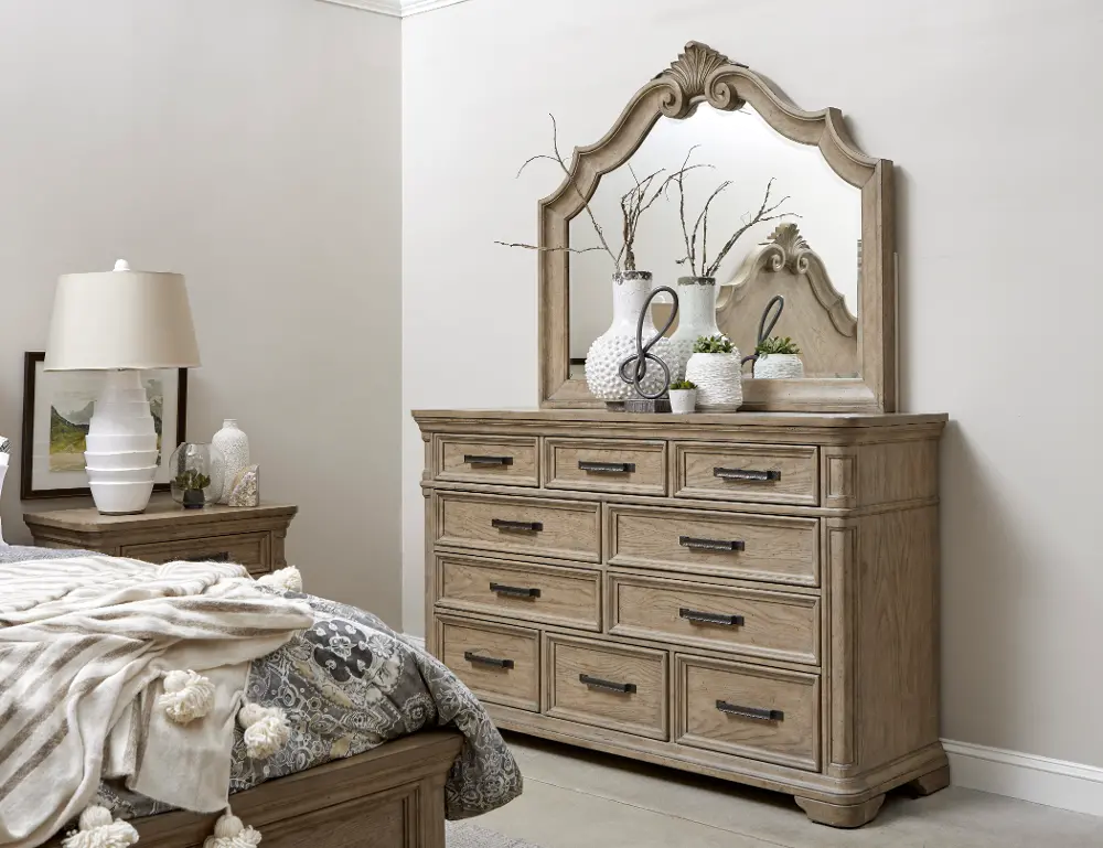 Traditional Country Natural Dresser - Monterey-1