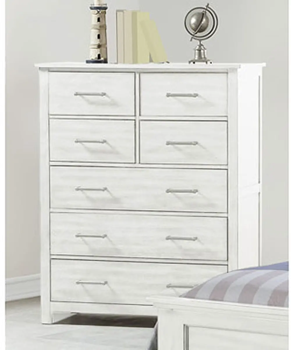Cottage White Chest of Drawers - Edgewood-1
