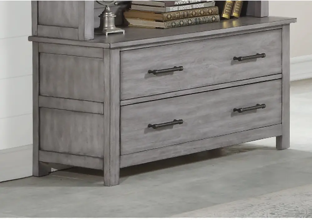 Cottage Gray 2-Drawer Chest - Edgewood-1