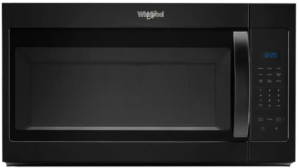 WMH31017HB Whirlpool 1.7 cu. ft. Microwave Hood Combination with Electronic Touch Controls - Black-1