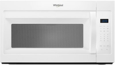 Whirlpool Over The Range Microwave 1 7 Cu Ft Fingerprint Wmh31017hw Whirlpool Over The Range Microwave 1 7 Cu Ft White