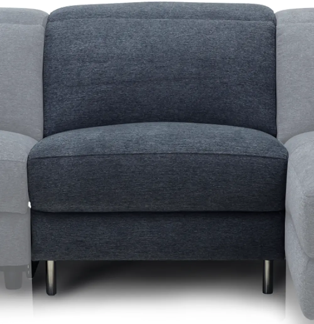 Navy Blue Armless Chair 1/2 - Royals-1