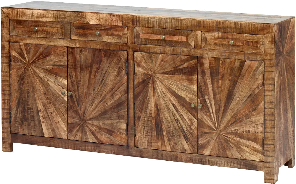 Cayley Natural Mango Wood Dining Room Sideboard-1