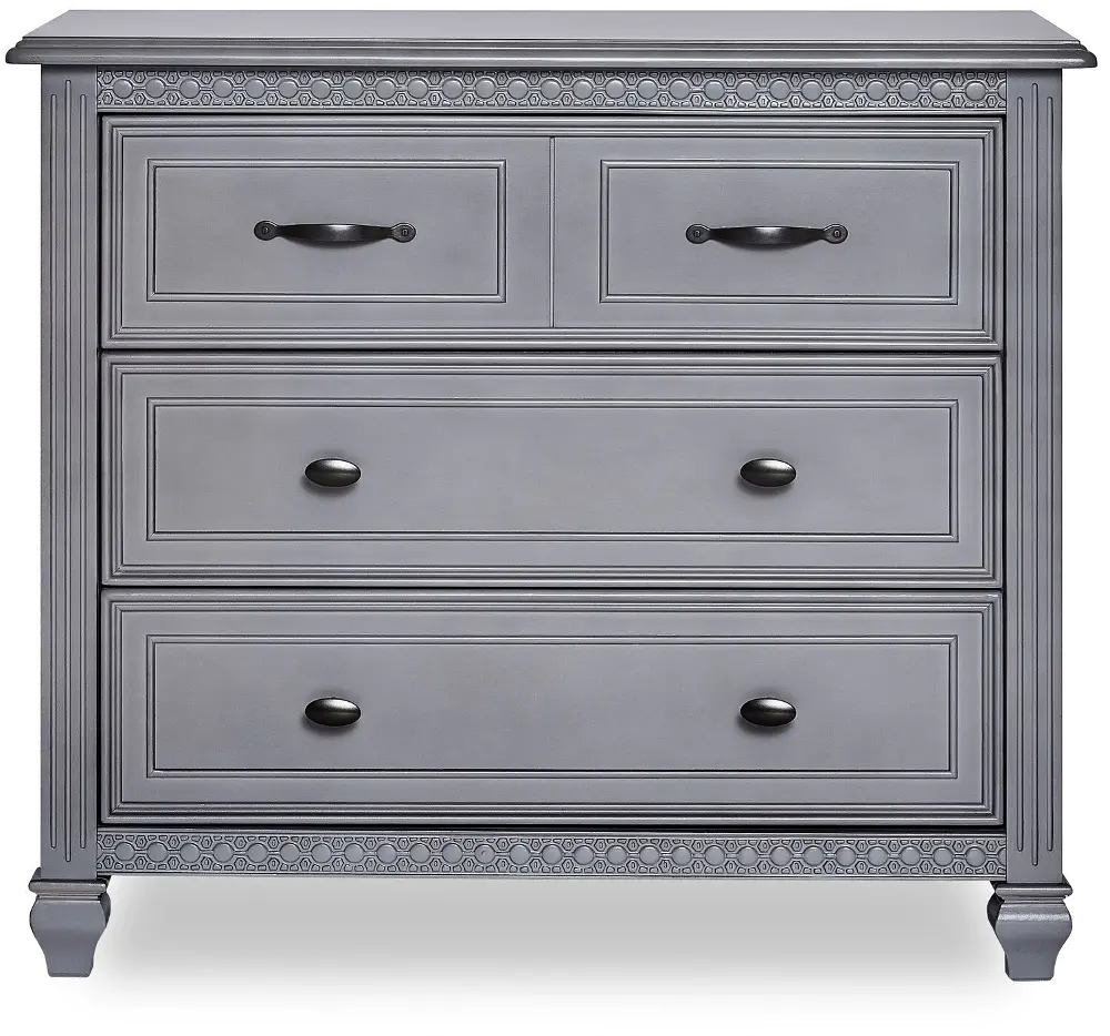 867-SGY Classic Storm Gray 3-Drawer Chest - Madison-1
