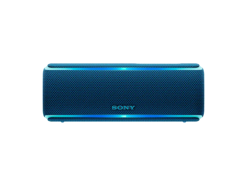SRSXB21/LI Blue Sony Portable Bluetooth Speaker with Lights SRS-XB21-1