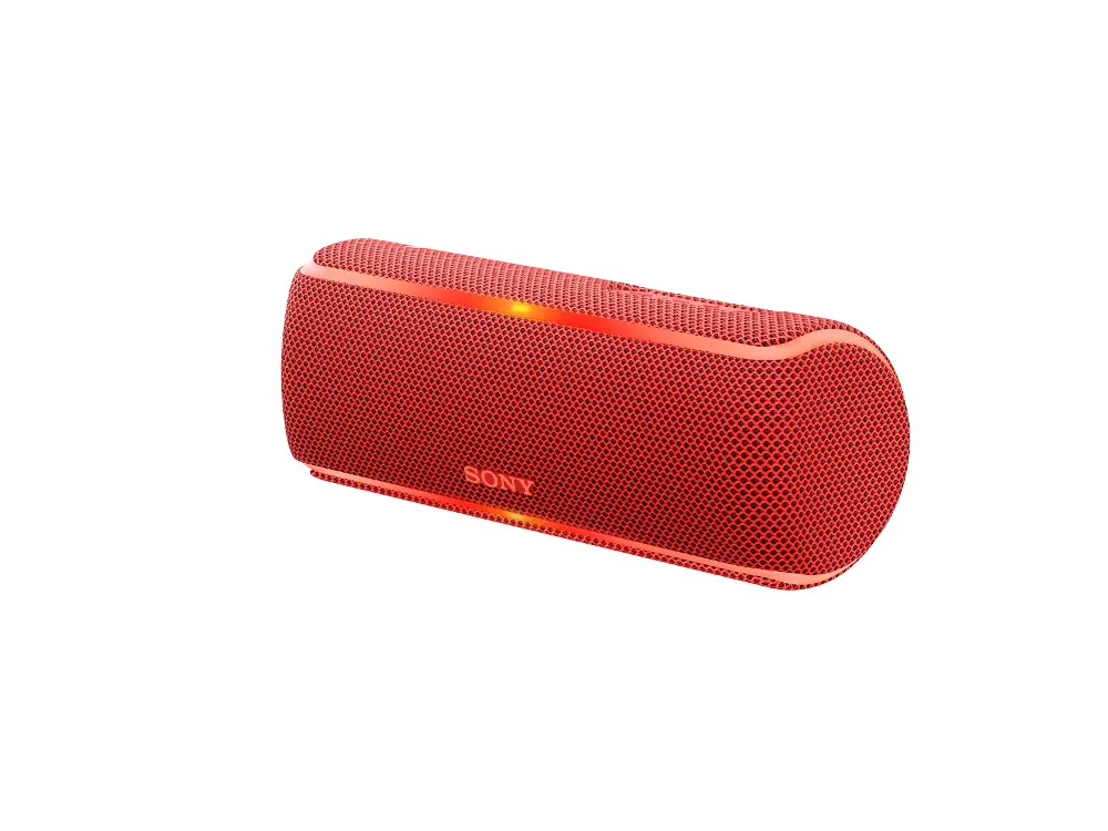 SRSXB21/R Red Sony Portable Bluetooth Speaker with Lights SRS-XB21-1