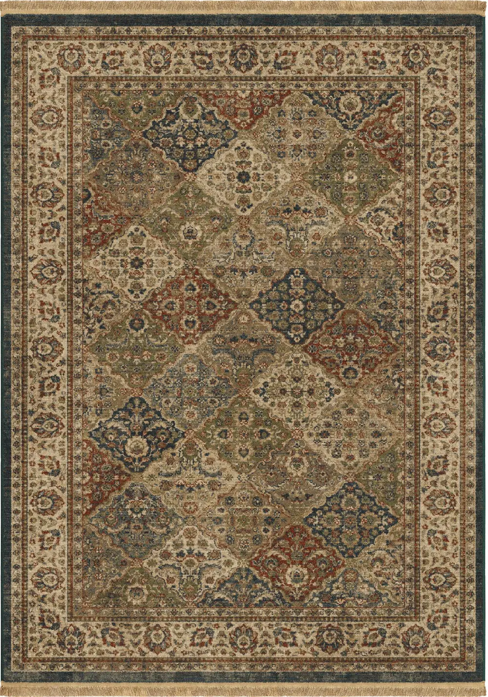 8100/8X11/MARRAKESH 8 x 11 Large Transitional Multi-Colored Area Rug - Marrakesh-1