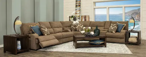 Rc willey deals reclining sectional