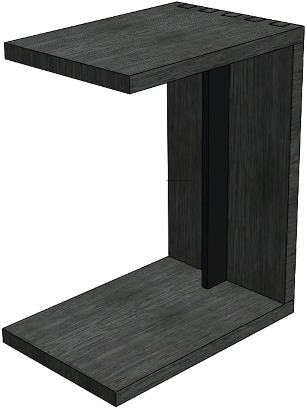 Modern Small Wood End Table - Wright -1