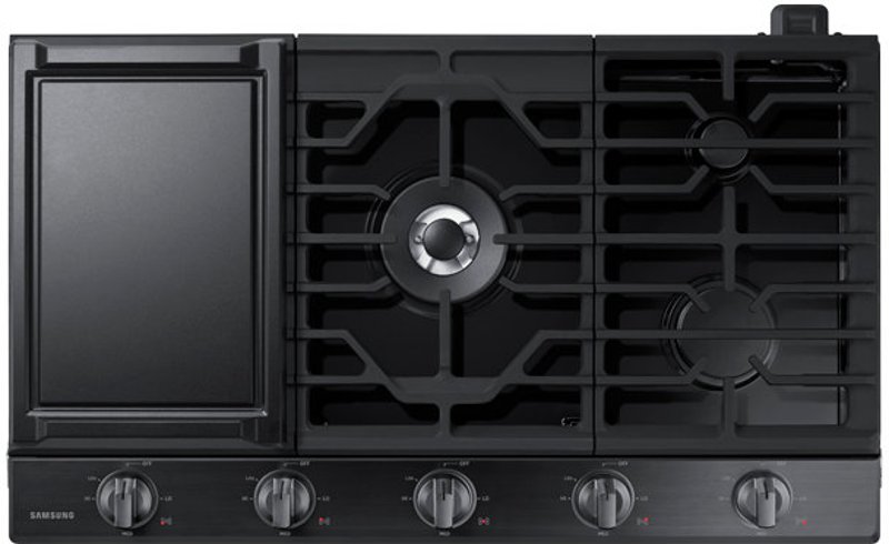 Samsung 36 Inch Smart Gas Cooktop With, Countertop Gas Stove With Griddle