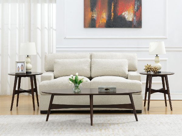 Home Decor And Decorating Ideas Searching Elements Cherry 3 Piece Coffee And End Table Set