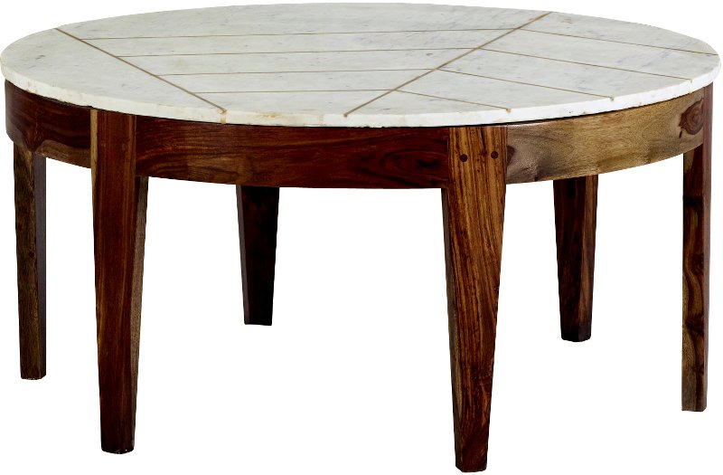 Brown And White Marble Coffee Table, Top Round Coffee Tables