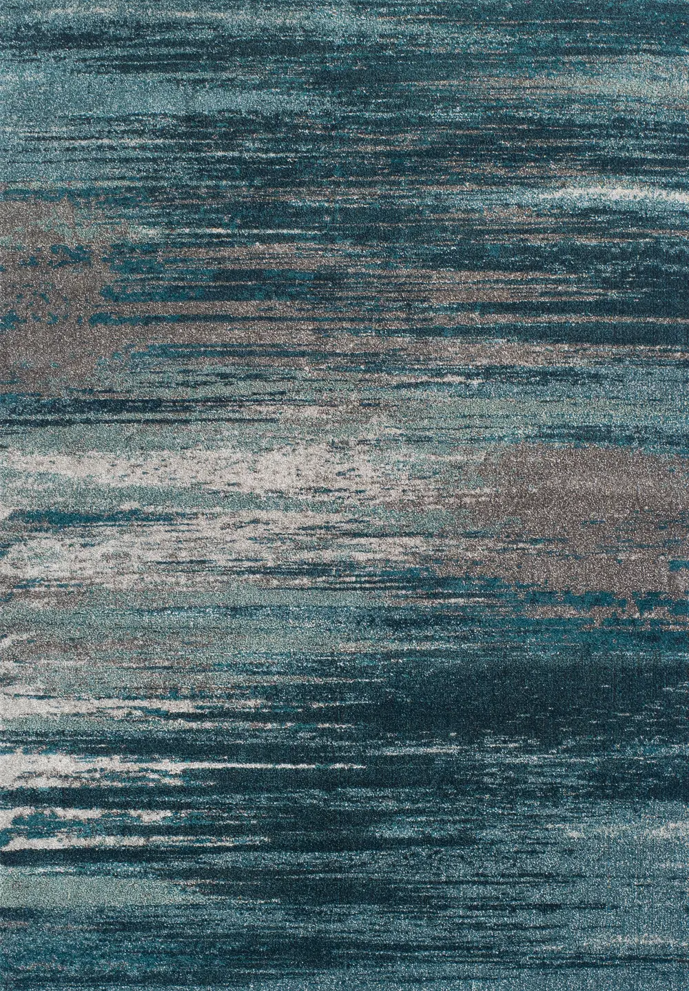 MG5993TE8X11 Modern Grays 8 x 11 Gray and Teal Area Rug-1