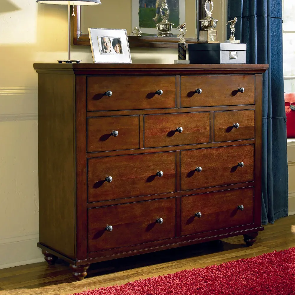 Classic Brown Tall Dresser - Cambridge-1