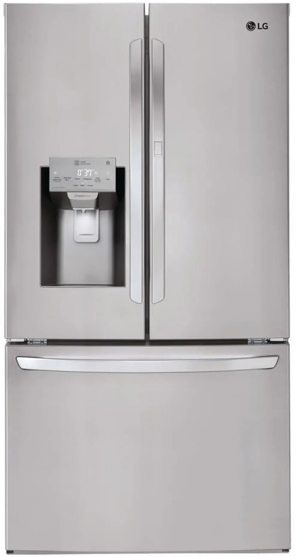 LFXS26566S LG 26.0 cu. ft. French Door-in-Door Smart Refrigerator - 36 Inch Stainless Steel-1