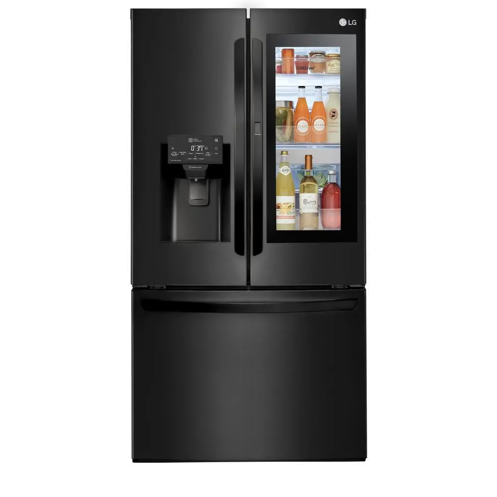 LFXS26596M LG 26 cu. ft. French Door-in-Door Smart Refrigerator - 36 Inch Matte Black Stainless Steel-1