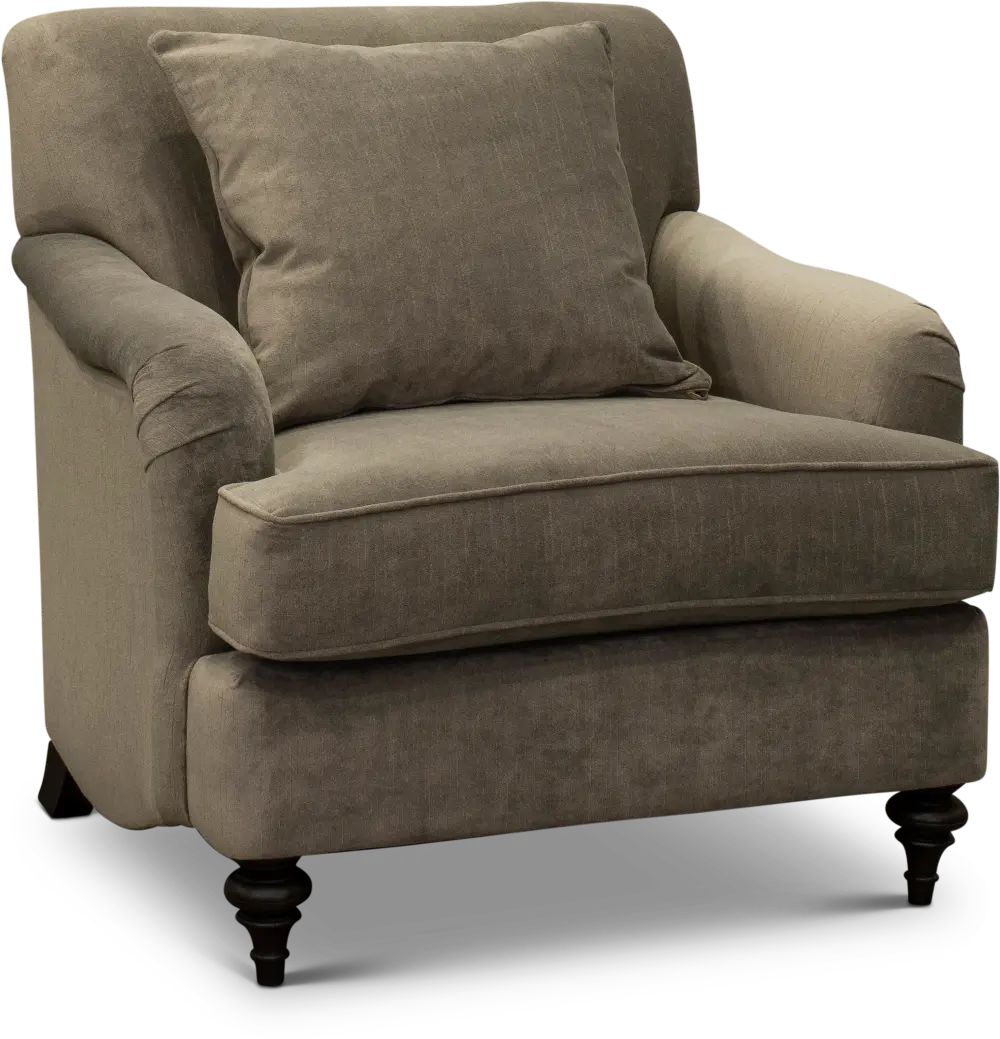 Traditional Granite Gray Accent Chair - Turnberry-1
