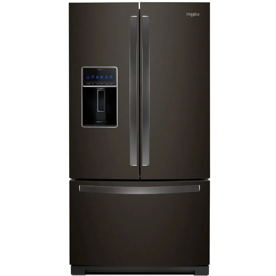 WRF757SDHV Whirlpool 26.8 cu ft French Door Refrigerator - Black Stainless Steel-1