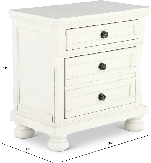 Stella Nightstand - Charcoal Stella Nightstand - Charcoal