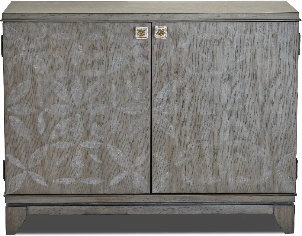 Painted Gray Two Door Chest  - Colony-1