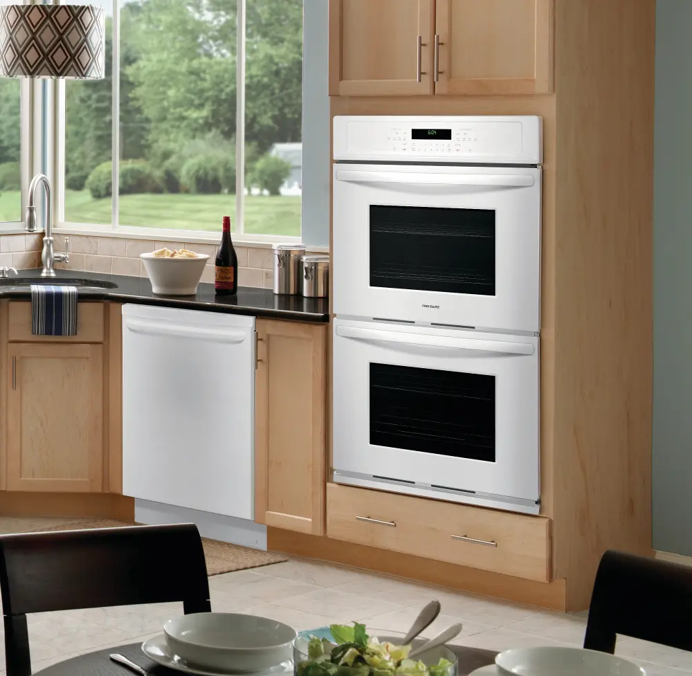 FFET3026TW Frigidaire 30 Inch Double Wall Oven - 9.2 cu. ft. White-2