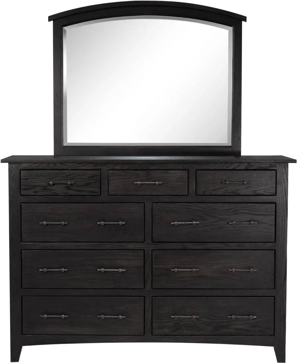 Classic Contemporary Charcoal Gray Dresser - Concord-1