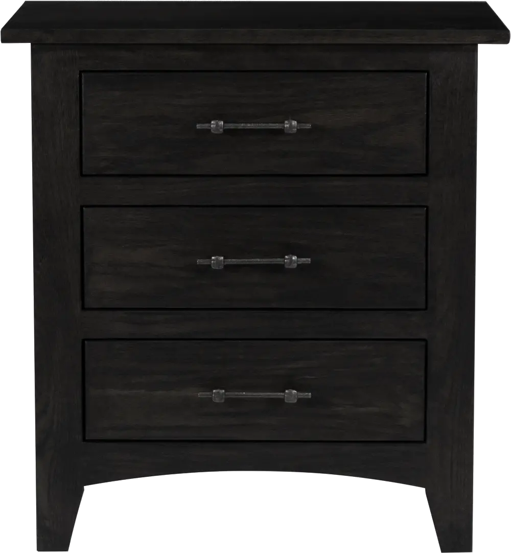 Classic Contemporary Charcoal Nightstand - Concord-1