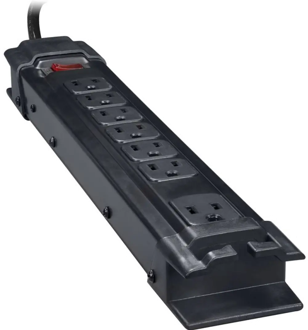 7 Outlet Surge Protector Power Strip with Metal Case-1