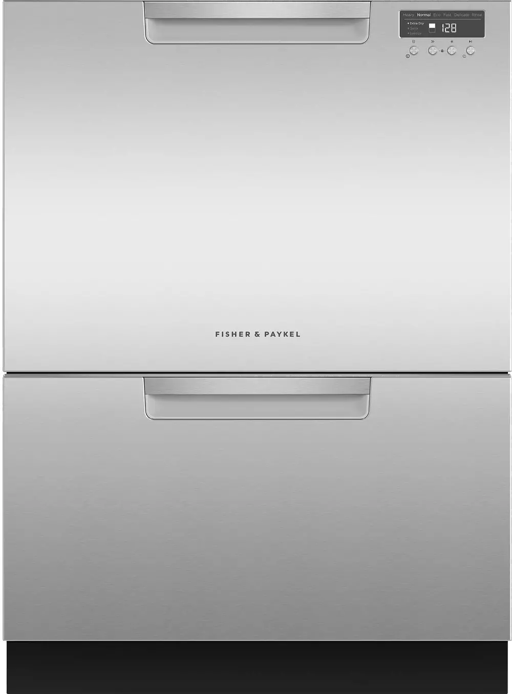 DD24DCTX9N Fisher and Paykel Double DishDrawer - Stainless Steel-1