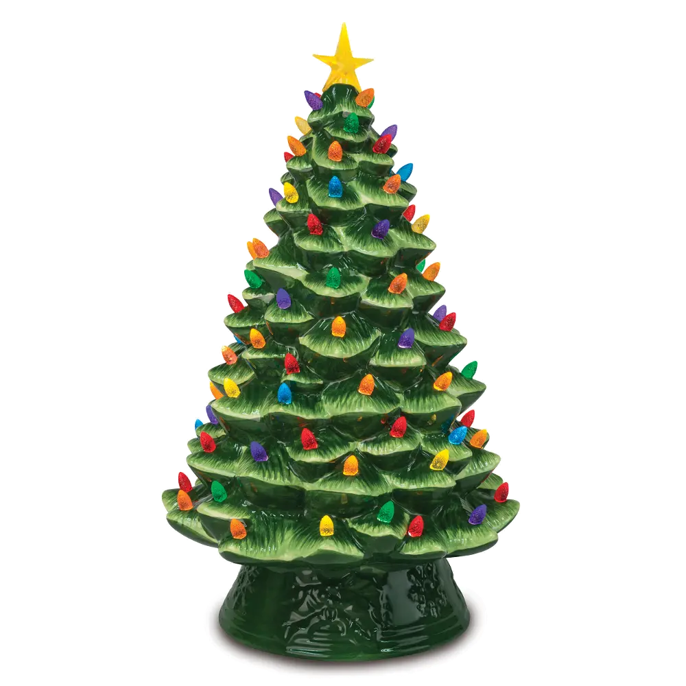 Mr. Christmas Porcelain Christmas Tree-1