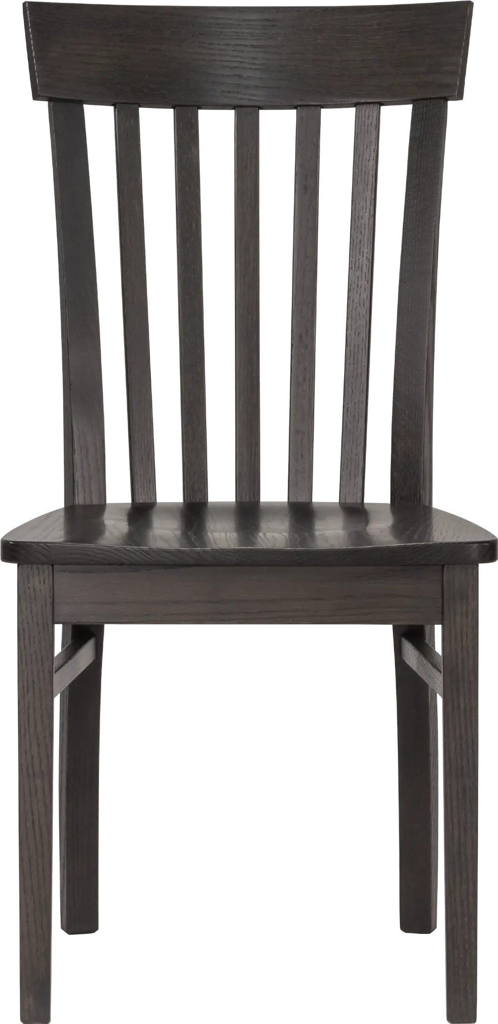 Charcoal Slat Back Dining Room Chair - Taylor-1