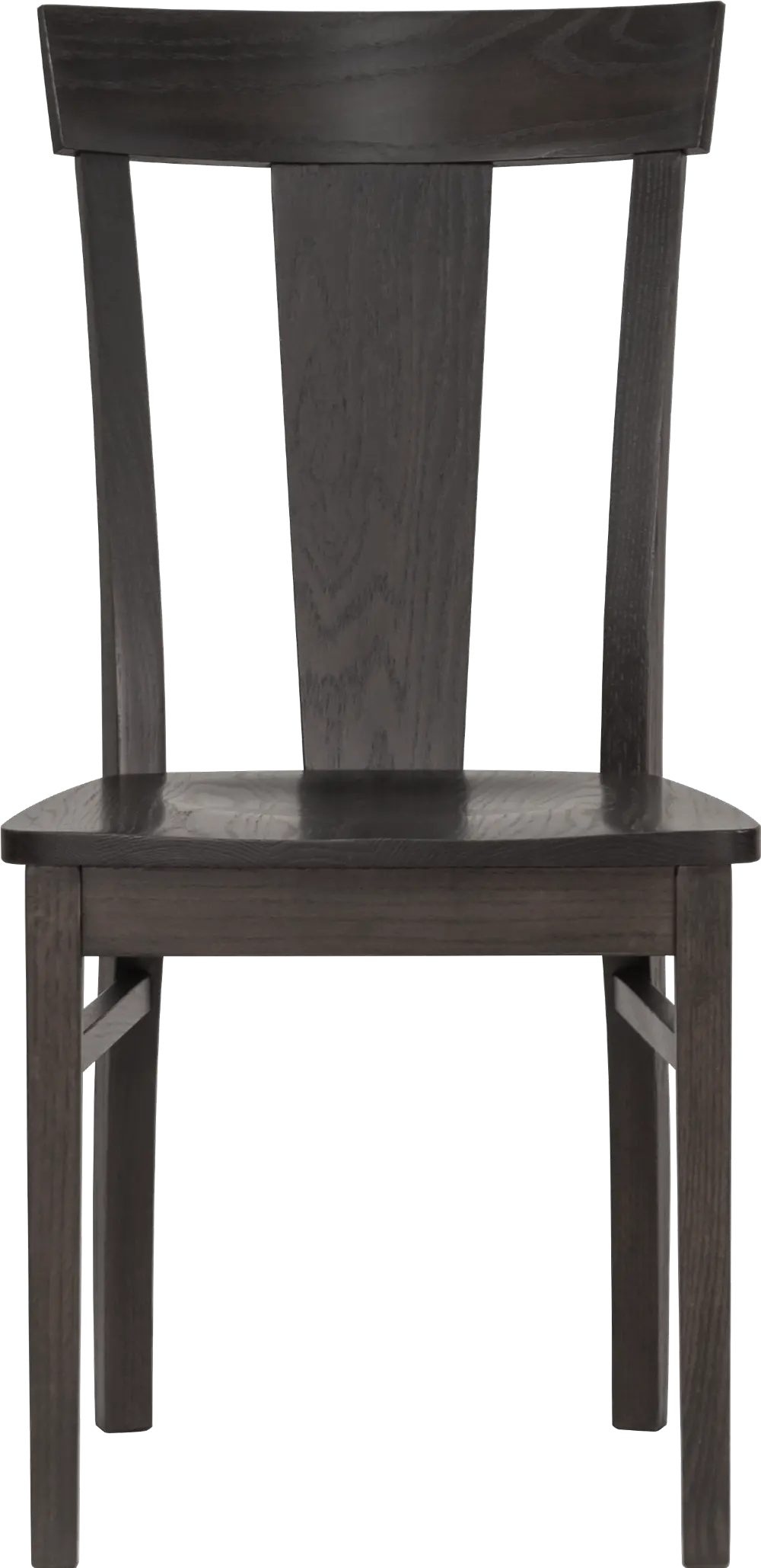 Charcoal Splat Back Dining Room Chair - Taylor-1