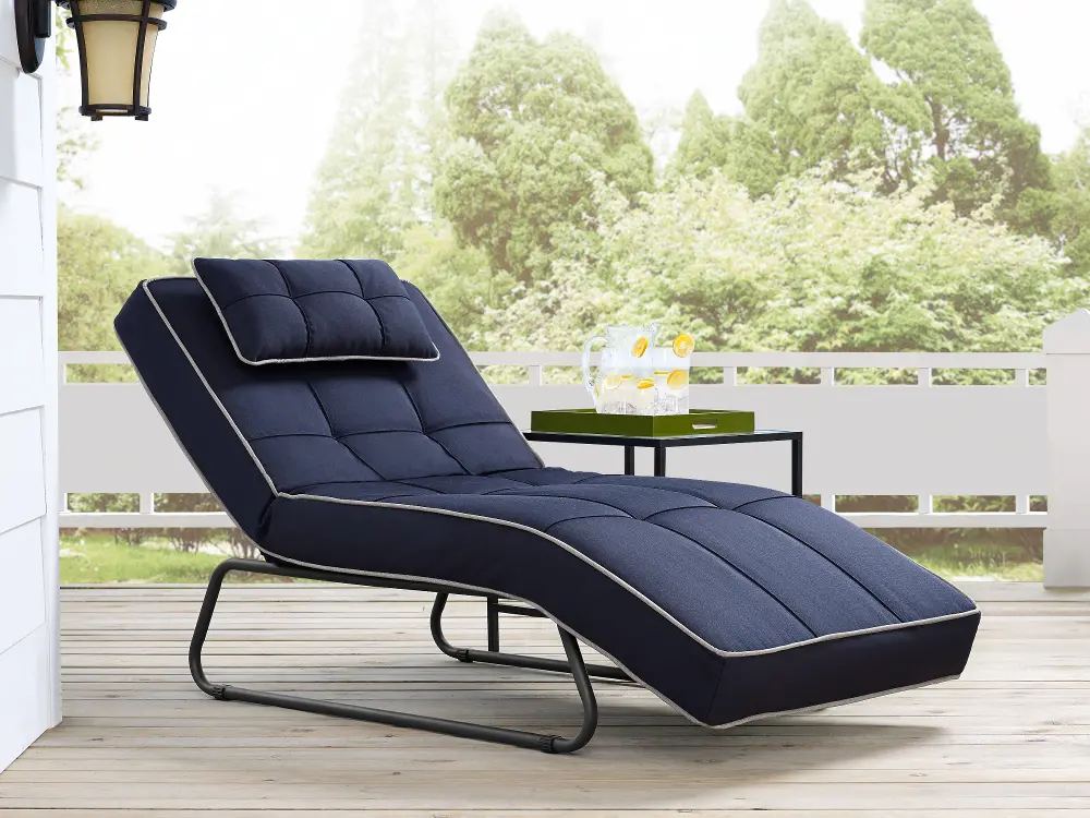 RC-BSRS702051P/CHASE Navy Blue Outdoor Patio Chaise Lounge - Baylands-1