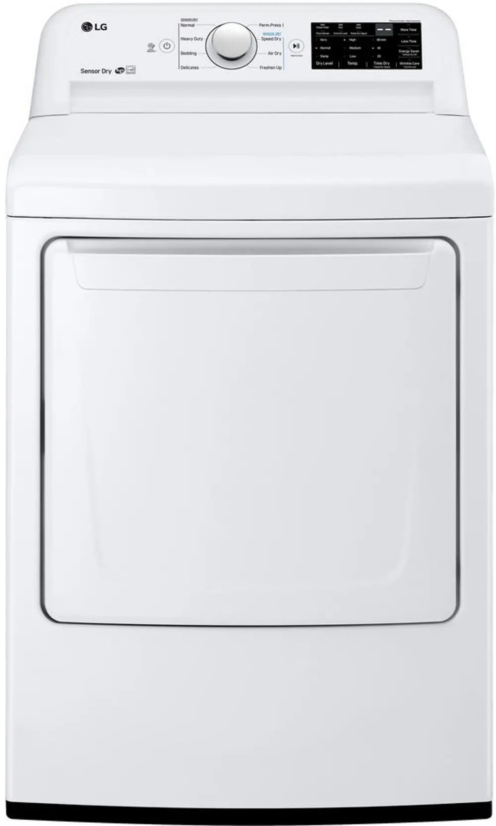 DLE7100W LG Electric Dryer with Dial-a-Cycle - White-1
