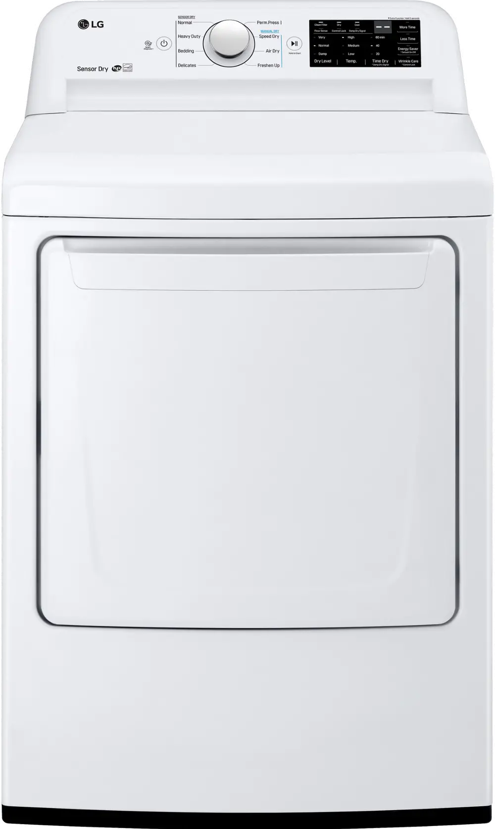 DLG7101W LG Gas Dryer with Dial-a-Cycle - White-1