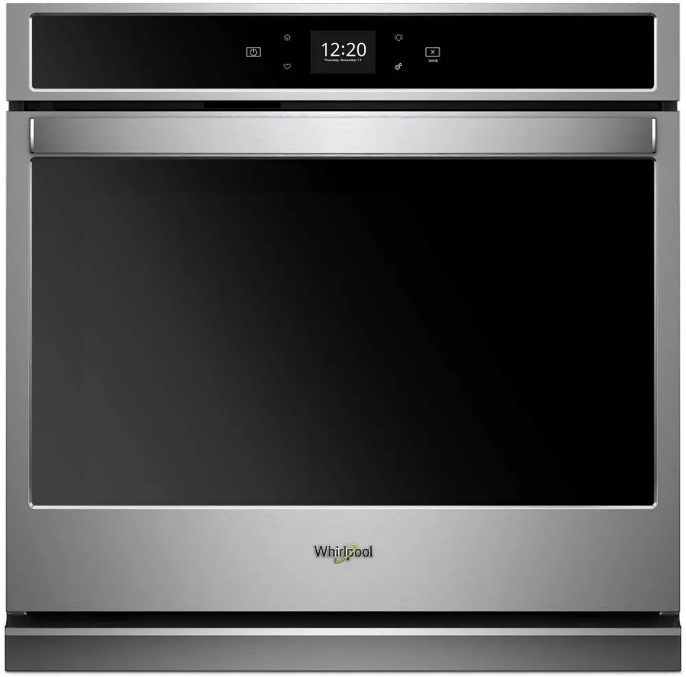 WOS51EC0HS Whirlpool 5 cu ft Single Wall Oven - Stainless Steel 30 Inch-1