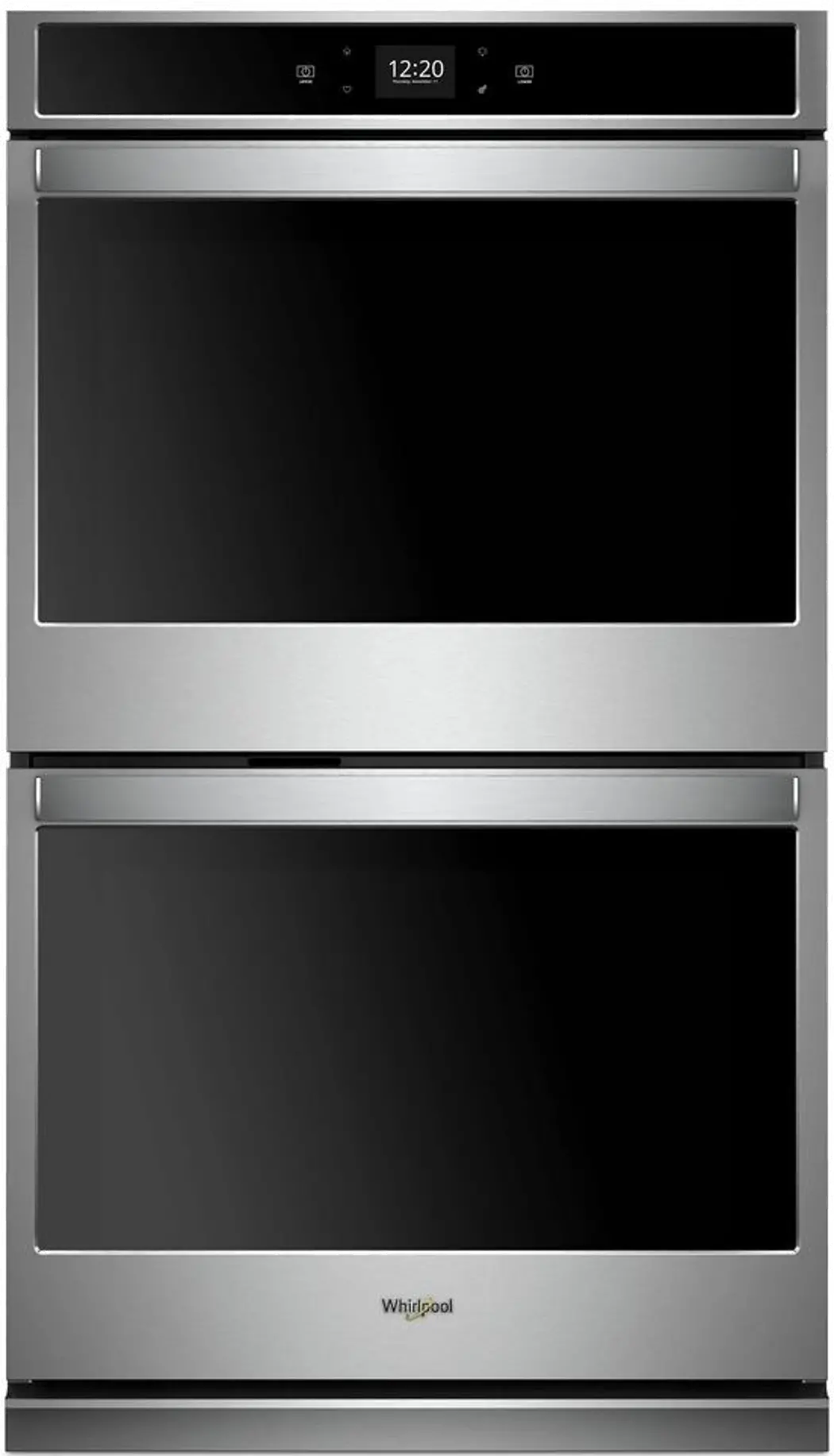 Whirlpool gray double wall oven