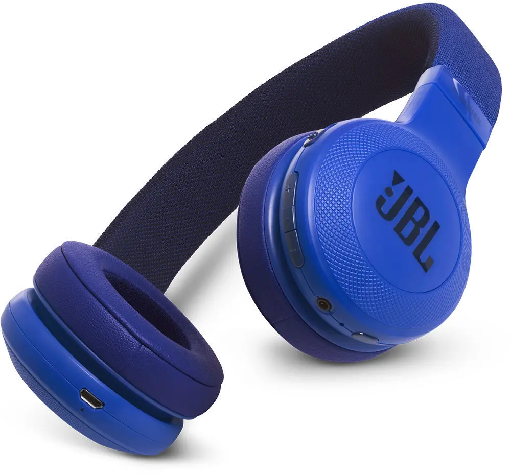 JBLE45BTBLU JBL E45BT Blue Wireless Bluetooth Over-Ear Headphones-1