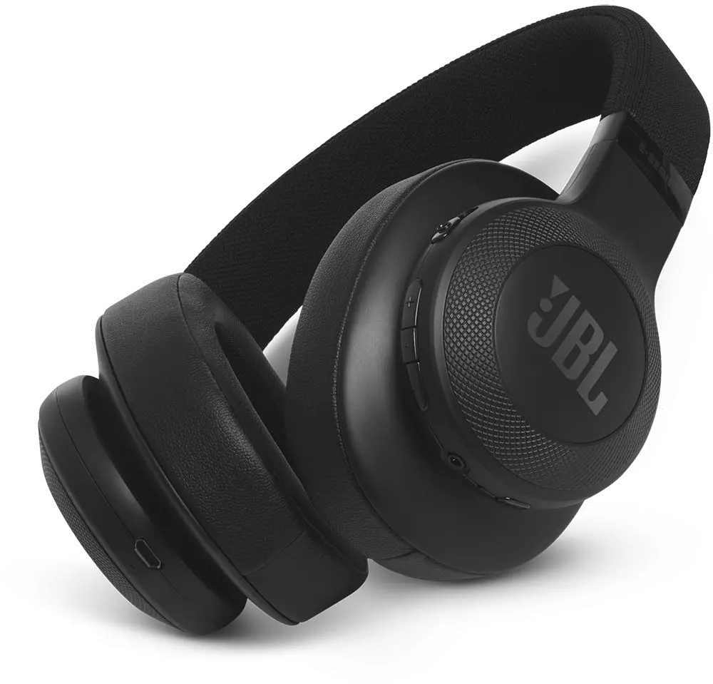 JBLE55BTBLK JBL Black E55BT Bluetooth Wireless Headphones-1