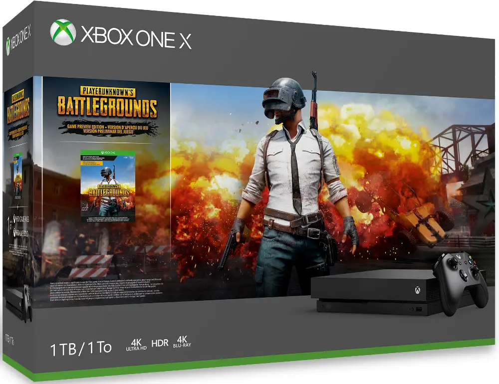 XB1X/1TB_PUBG_BNDL PlayerUnknown's Battlegrounds 1TB Xbox One X Bundle-1