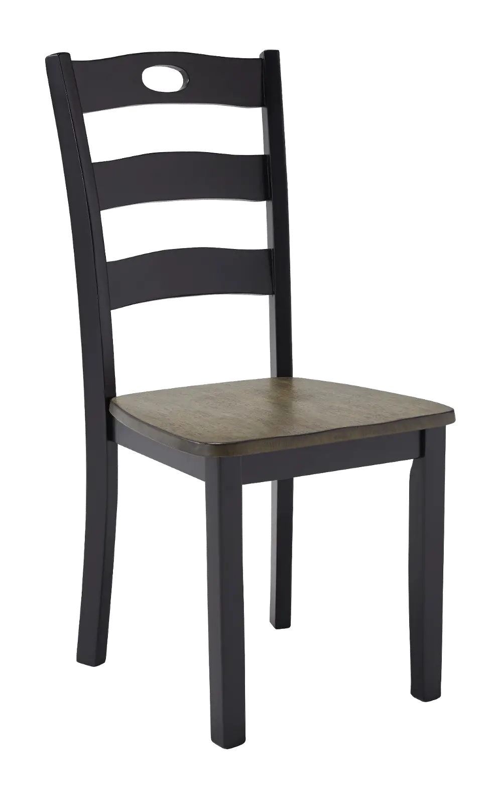 Gray-Brown and Black Dining Chair - Froshburg-1