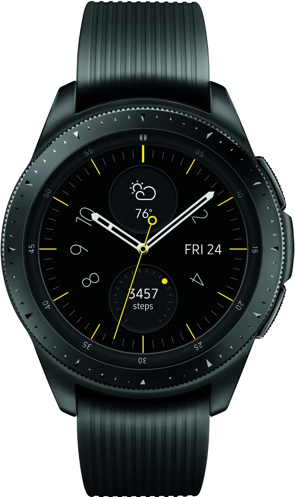 SM-R810NZKAXAR Samsung Galaxy Smartwatch - Midnight Black-1